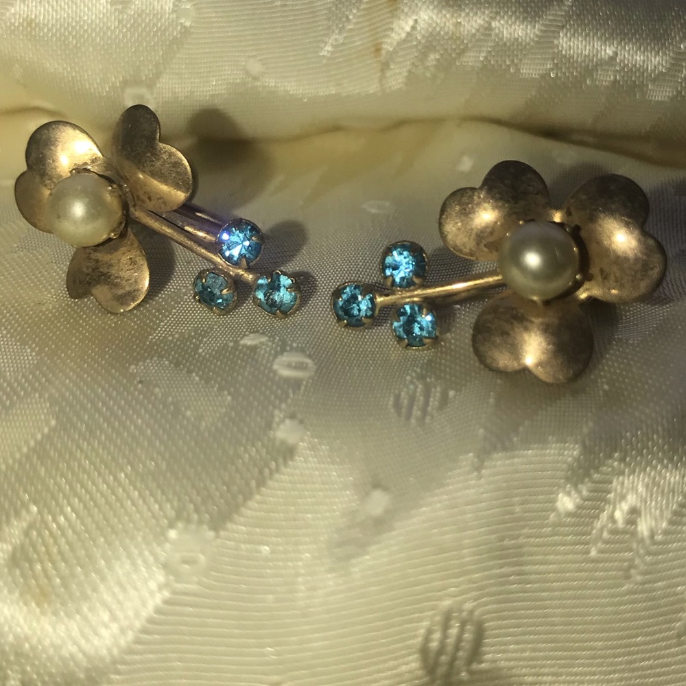 Antique clip on earrings